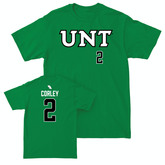 North Texas Women's Volleyball Green Sideline Tee - Addison Corley Small