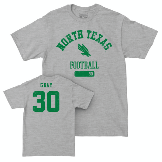 North Texas Football Sport Grey Varsity Tee - Ashton Gray Small