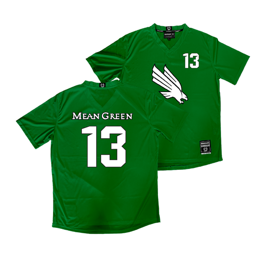 North Texas Women's Soccer Green Jersey - Alexis Miller Youth Small