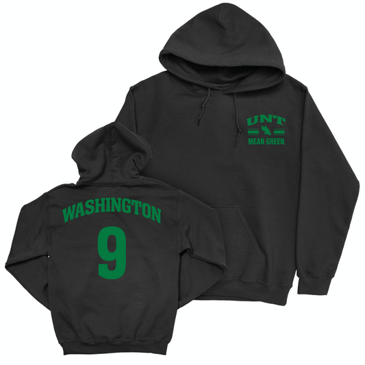 North Texas Women's Volleyball Black Victory Hoodie - Alexa Washington Small