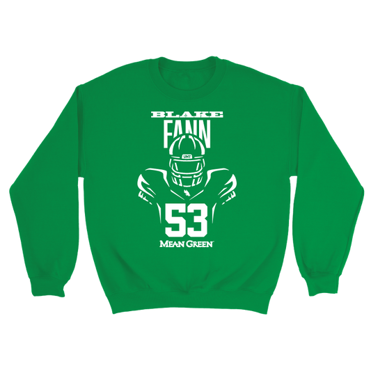 North Texas Football Green Endzone Hoodie - Blake Fann Small