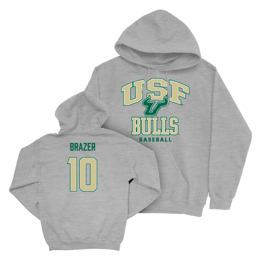 USF Baseball Sport Grey Classic Hoodie - Alex Brazer Small