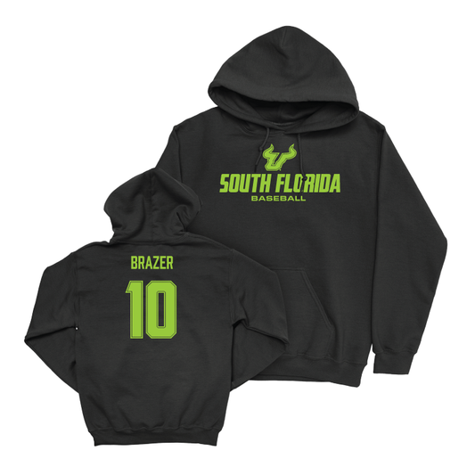 USF Baseball Black Slime Hoodie - Alex Brazer Small