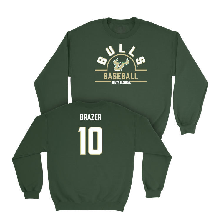 USF Baseball Green Arch Crew - Alex Brazer Small