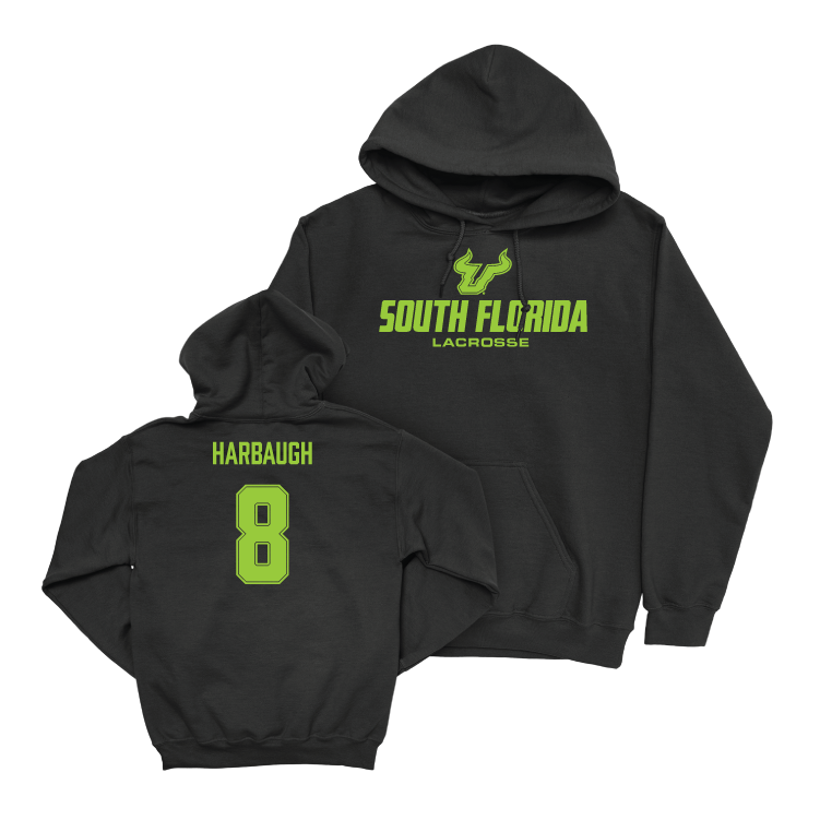 USF Women's Lacrosse Black Slime Hoodie - Alison Harbaugh Small