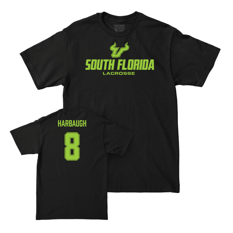 USF Women's Lacrosse Black Slime Tee - Alison Harbaugh Small