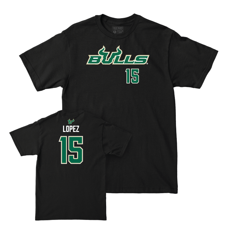 USF Baseball Black Bulls Tee - Adrian Lopez Small