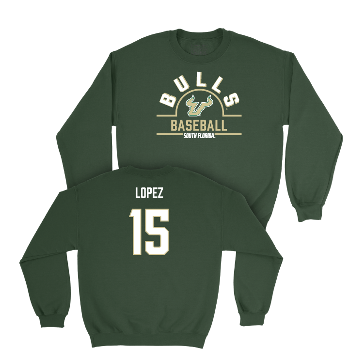 USF Baseball Green Arch Crew - Adrian Lopez Small