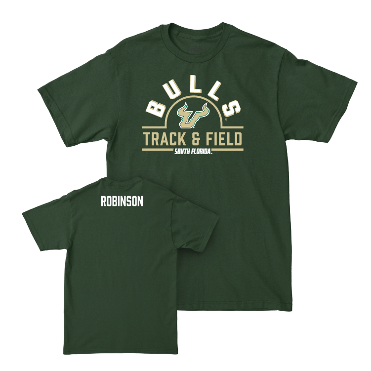 USF Women's Track & Field Green Arch Tee - Adalin Robinson Small