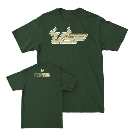 USF Women's Track & Field Green Wordmark Tee - Adalin Robinson Small