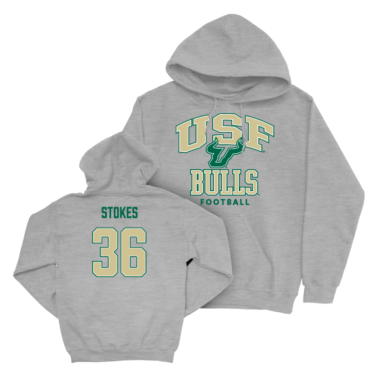 USF Football Sport Grey Classic Hoodie - Andrew Stokes Small