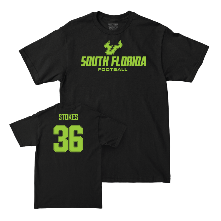 USF Football Black Slime Tee - Andrew Stokes Small