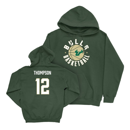 USF Women's Basketball Green Hardwood Hoodie - Amy Thompson Small