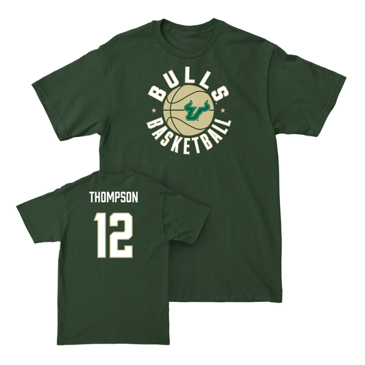 USF Women's Basketball Green Hardwood Tee - Amy Thompson Small