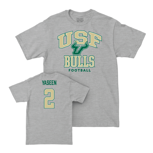 USF Football Sport Grey Classic Tee - Abdur-Rahmaan Yaseen Small