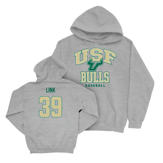 USF Baseball Sport Grey Classic Hoodie - Bradley Link Small