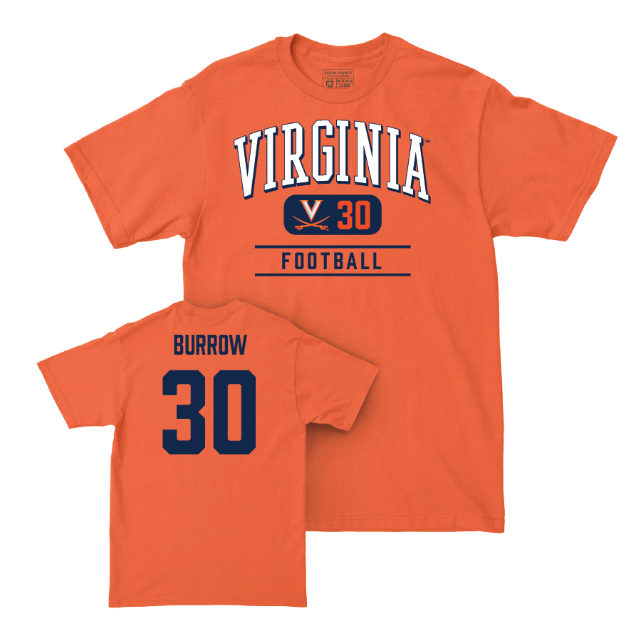 Virginia Football Orange Classic Tee - Addie Burrow Small