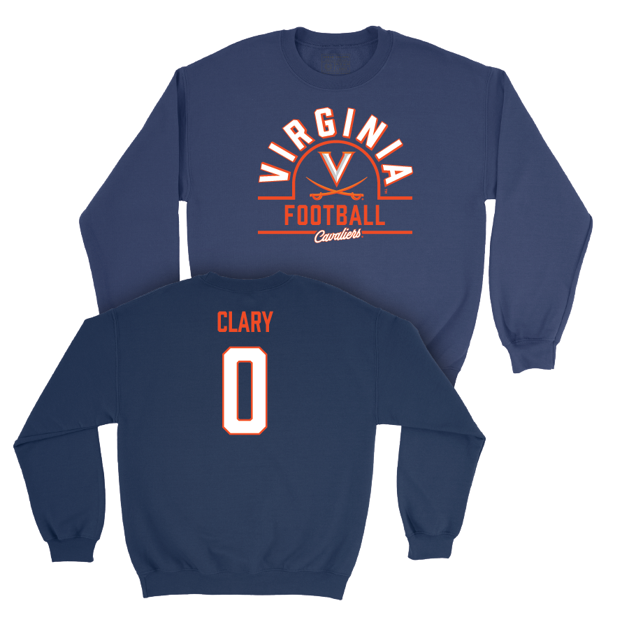 Virginia Football Navy Arch Crew - Antonio Clary Small