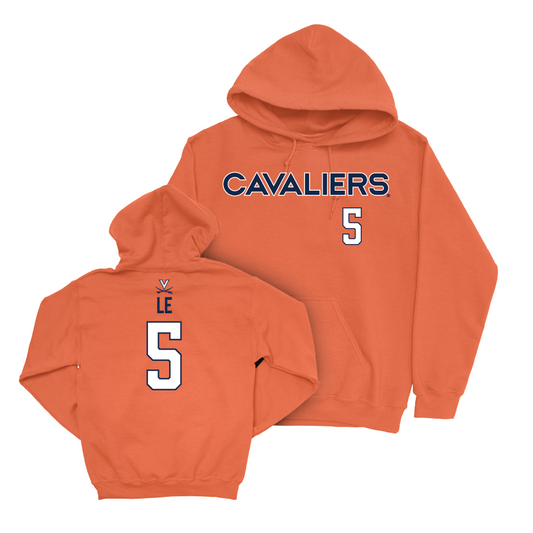 Virginia Women's Volleyball Orange Cavaliers Hoodie - Ashley Le Small