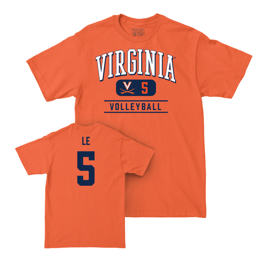 Virginia Women's Volleyball Orange Classic Tee - Ashley Le Small