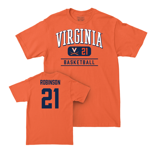 Virginia Men's Basketball Orange Classic Tee - Anthony Robinson Small