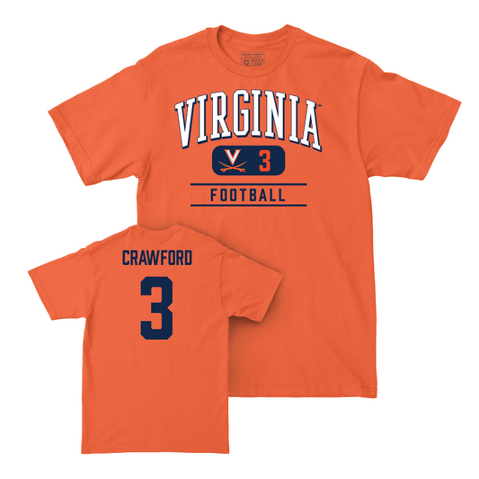 Virginia Football Orange Classic Tee - Delaney Crawford Small