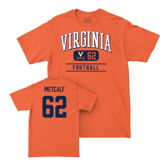 Virginia Football Orange Classic Tee - Drake Metcalf Small