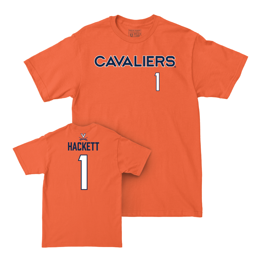 Virginia Softball Orange Cavaliers Tee - Kelsey Hackett Small