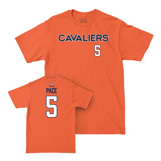 Virginia Football Orange Cavaliers Tee - Kobe Pace Small