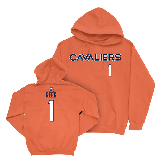 Virginia Women's Volleyball Orange Cavaliers Hoodie - Meredith Reeg Small