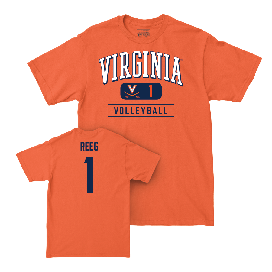 Virginia Women's Volleyball Orange Classic Tee - Meredith Reeg Small