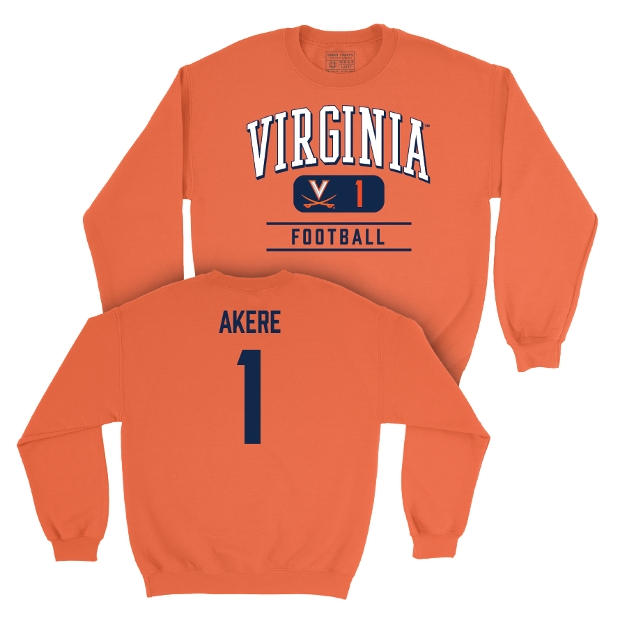 Virginia Football Orange Classic Crew - Paul Akere Small