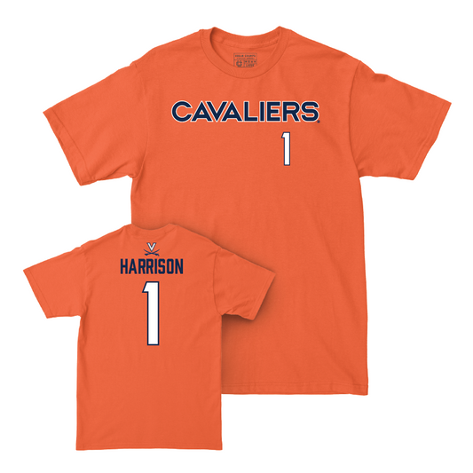 Virginia Football Orange Cavaliers Tee - Suderian Harrison Small