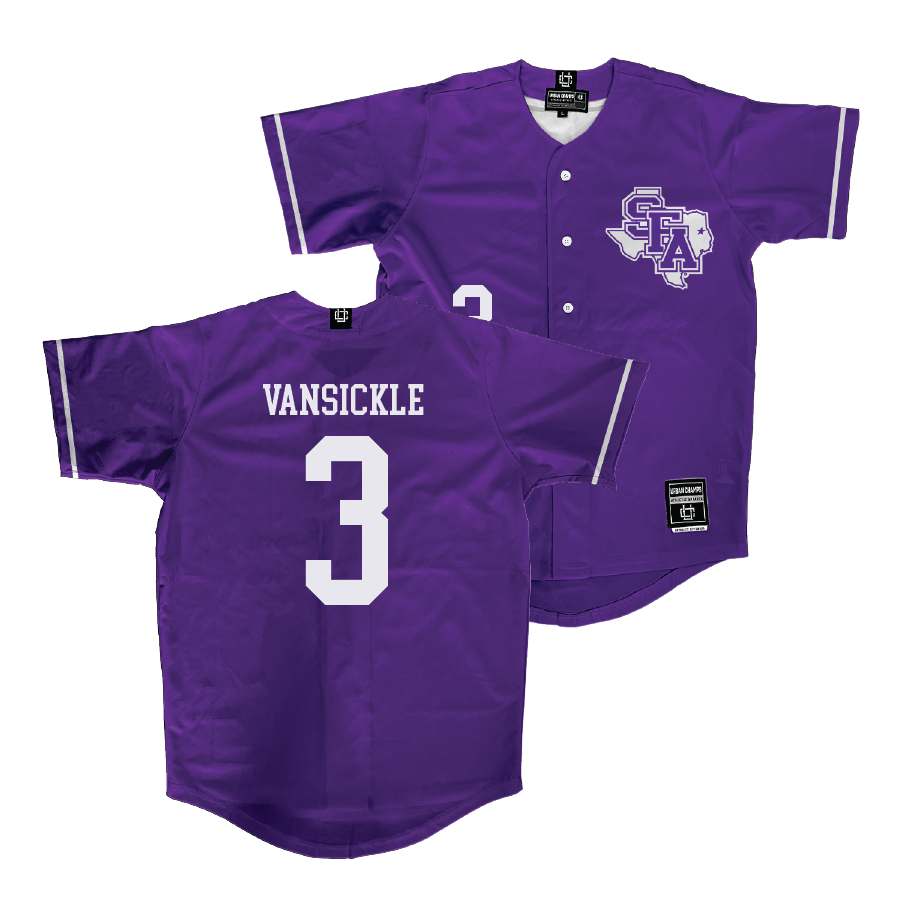 SFA Women's Basketball Purple Jersey  - Avery VanSickle