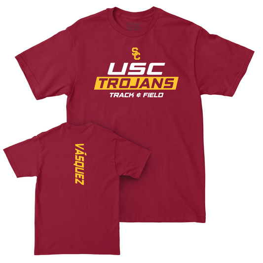 USC Women's Track & Field Crimson Rush Tee - Angelina Vásquez