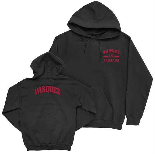 USC Women's Track & Field Black Victory Hoodie - Angelina Vásquez