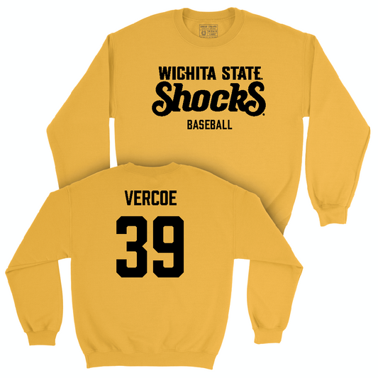 Wichita State Baseball Gold Shocks Crew  - Colton Vercoe