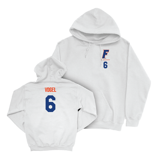 Florida Women's Volleyball White Logo Hoodie - Ella Vogel