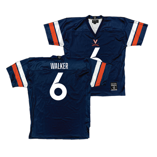 UVA Football Navy Jersey - Dre Walker | #6