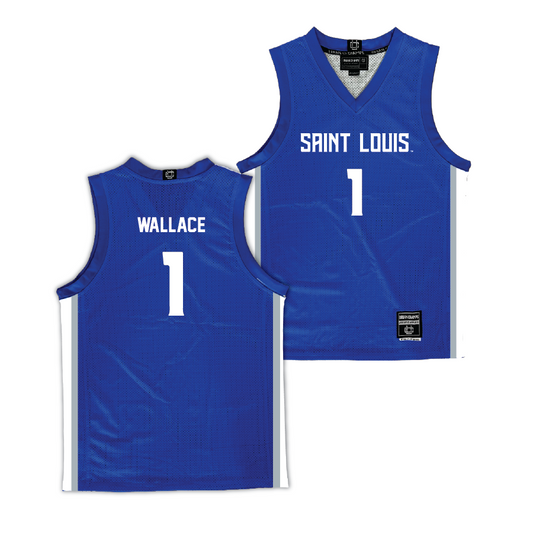 Saint Louis Women's Basketball Royal Jersey  - Hannah Wallace