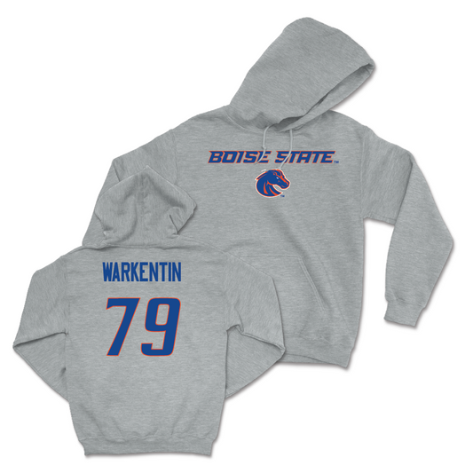 Boise State Football Sport Grey Classic Hoodie  - Connor Warkentin