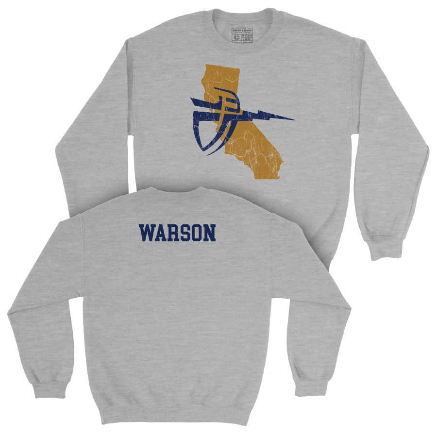 CBU Men's Swim & Dive Sport Grey State Crew   - Nate Warson