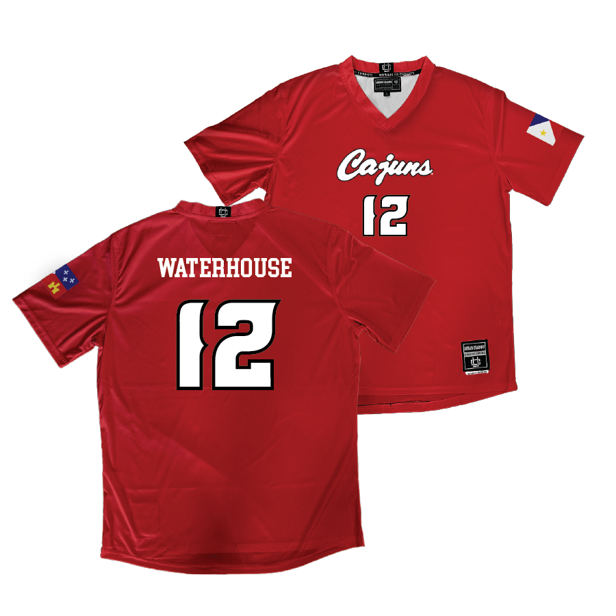 Louisiana Women's Soccer Red Jersey - Hailly Waterhouse | #12