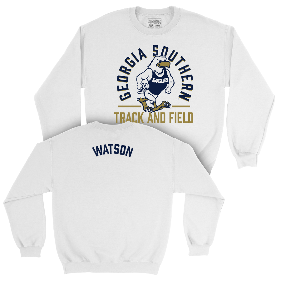 Georgia Southern Women's Track & Field White Classic Crew  - NaJ Watson