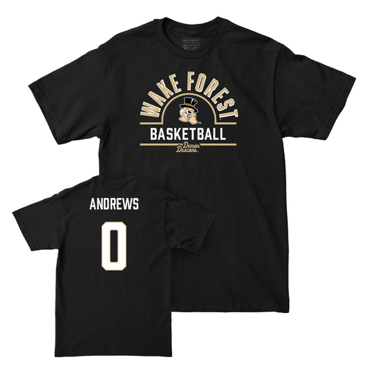 Wake Forest Women's Basketball Black Arch Tee - Alyssa Andrews Small