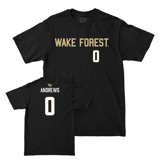 Wake Forest Women's Basketball Black Sideline Tee - Alyssa Andrews Small