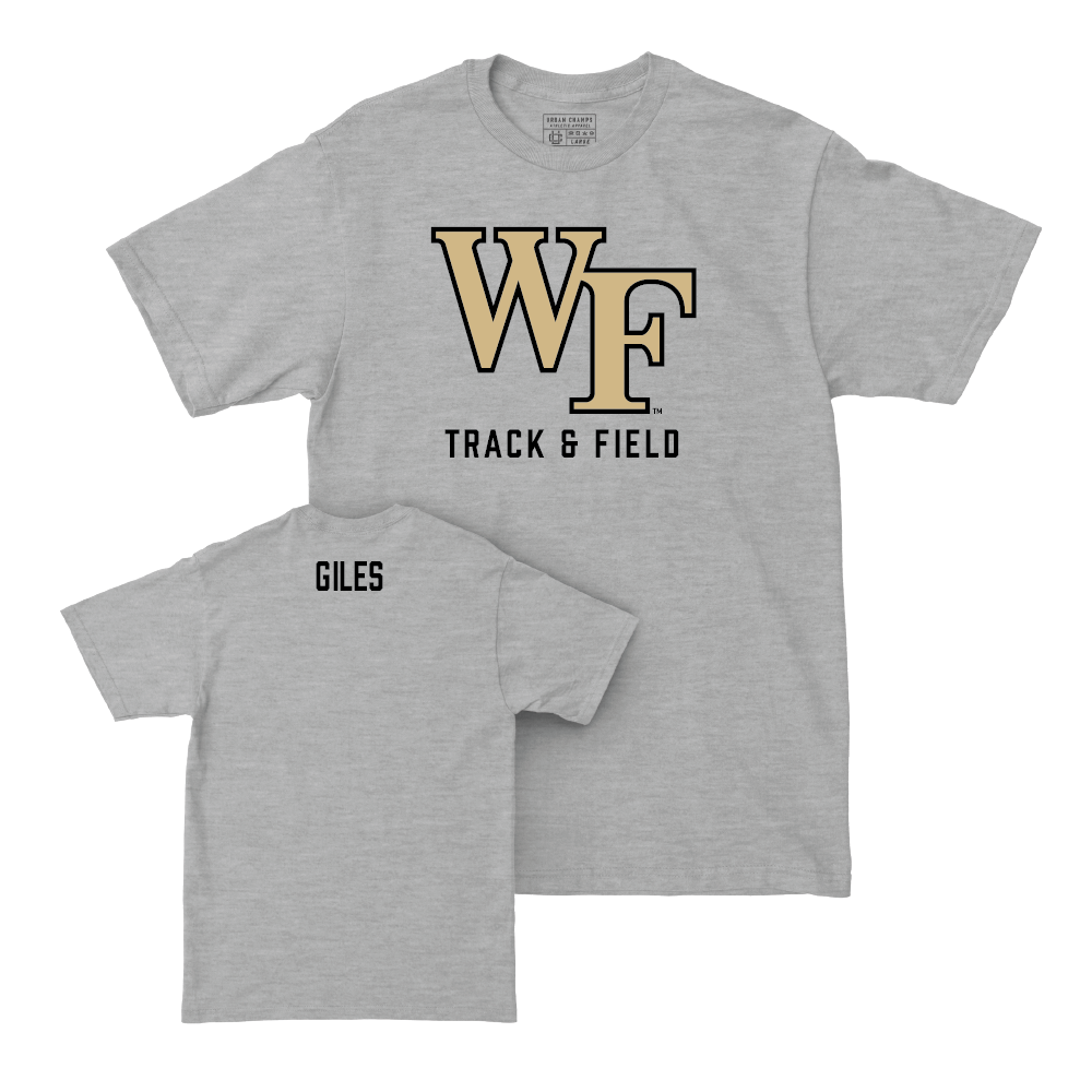 Wake Forest Women's Track & Field Sport Grey Classic Tee - Ashlyn Giles Small