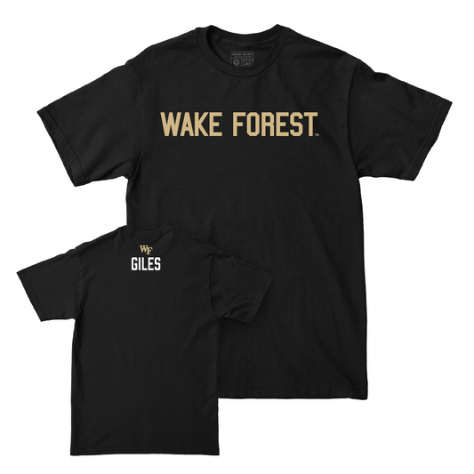 Wake Forest Women's Track & Field Black Sideline Tee - Ashlyn Giles Small