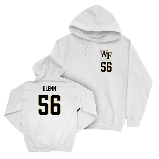 Wake Forest Football White Logo Hoodie - Ameir Glenn Small