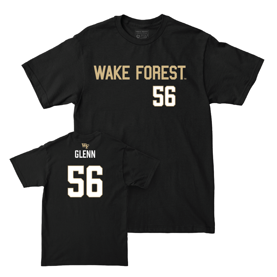 Wake Forest Football Black Sideline Tee - Ameir Glenn Small